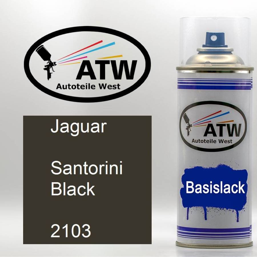 Jaguar, Santorini Black, 2103: 400ml Sprühdose, von ATW Autoteile West.